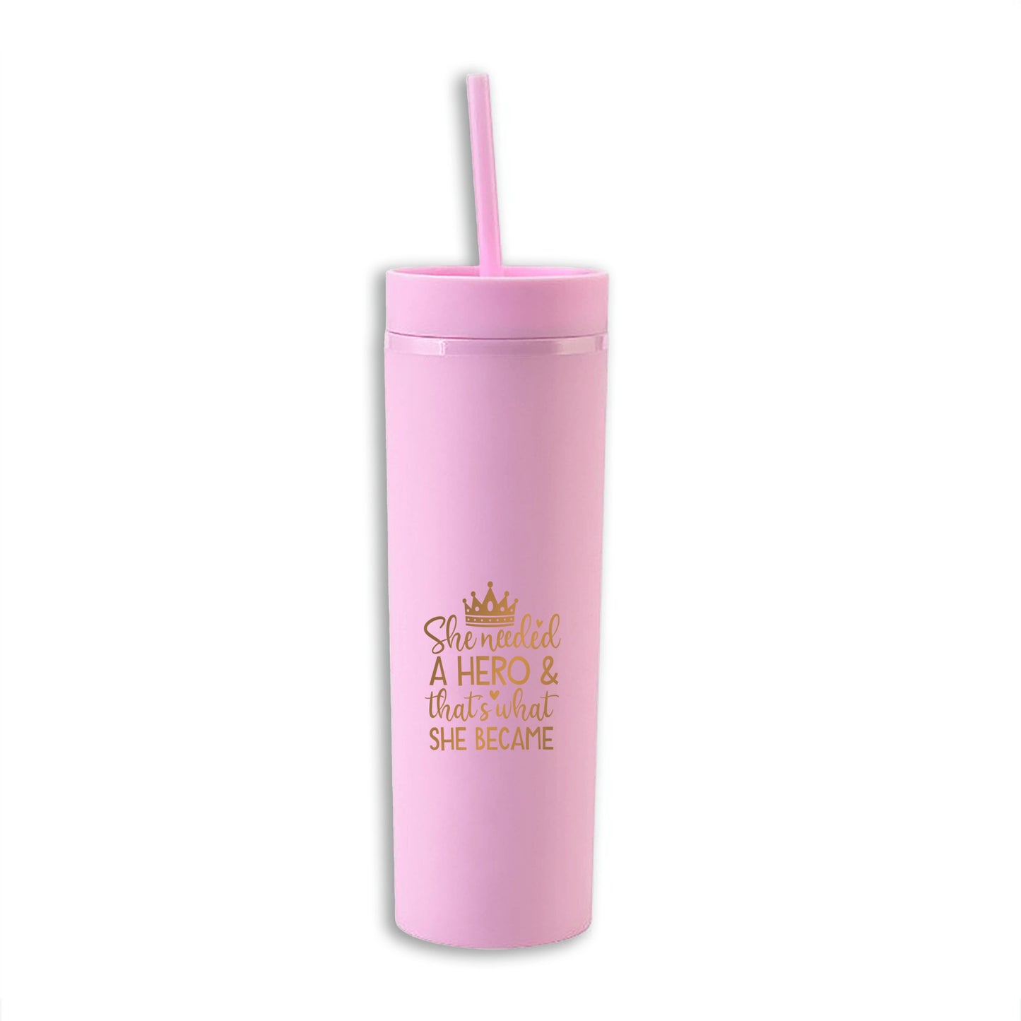 Skinny PINK Tumbler