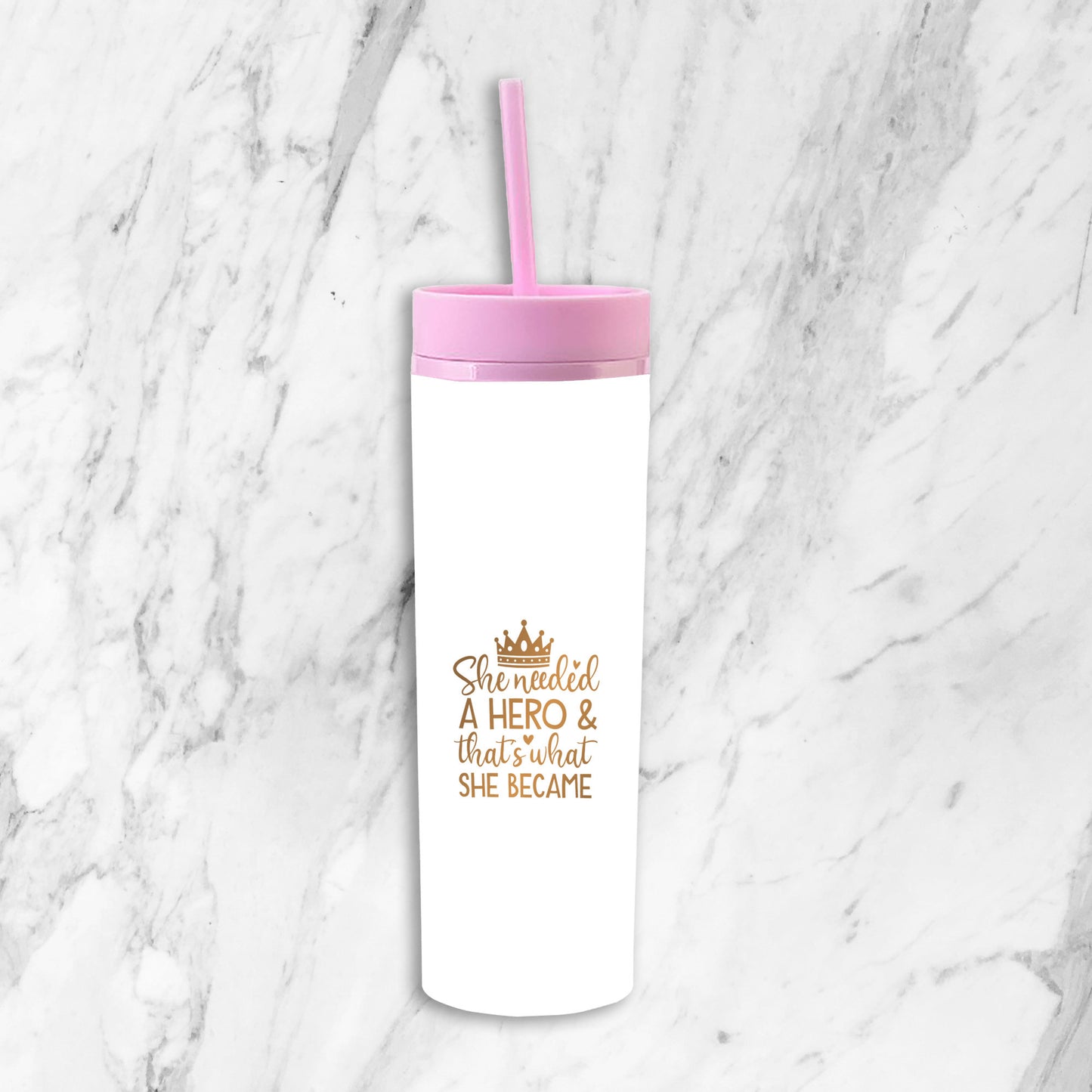 Skinny PINK Tumbler