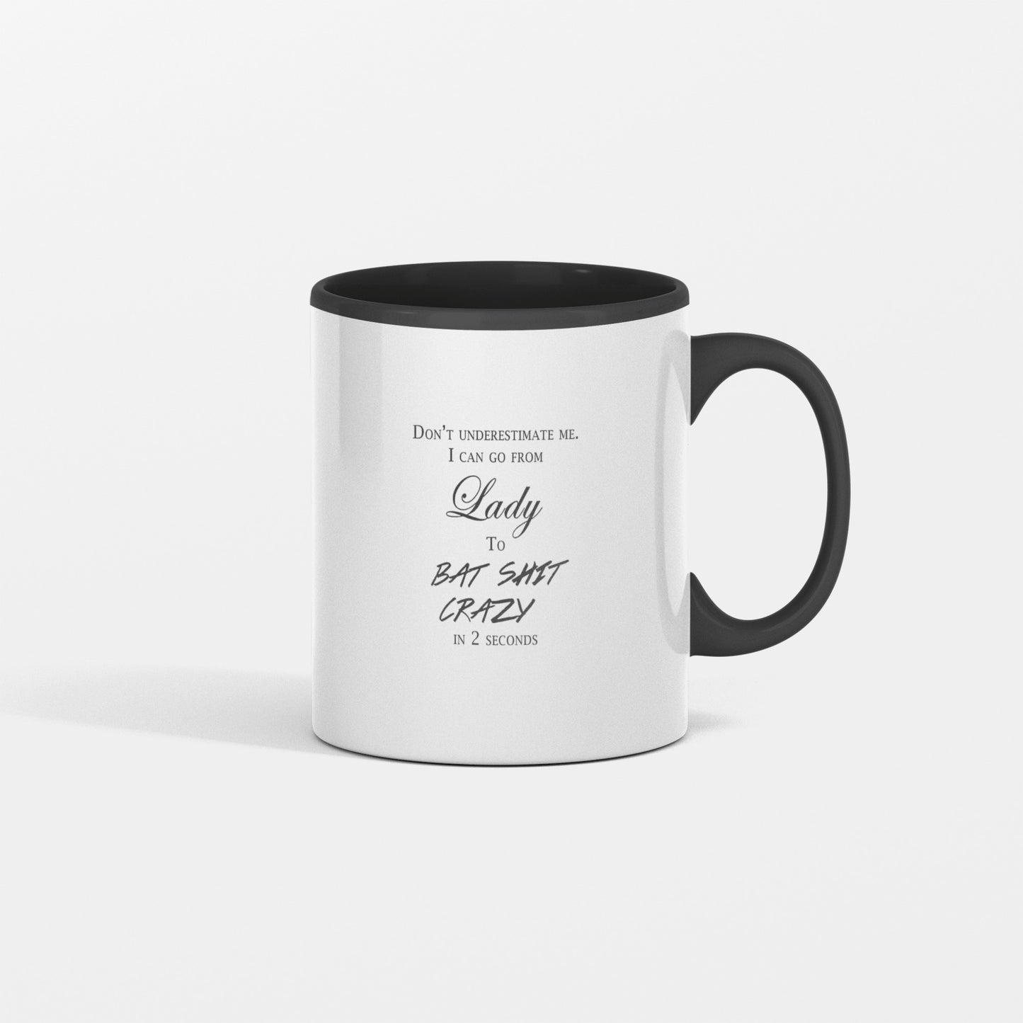 CRAZY LADY MUG