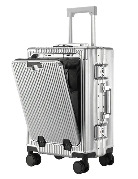 Trolley Aluminum Frame Large Capacity Front Opening Luggage