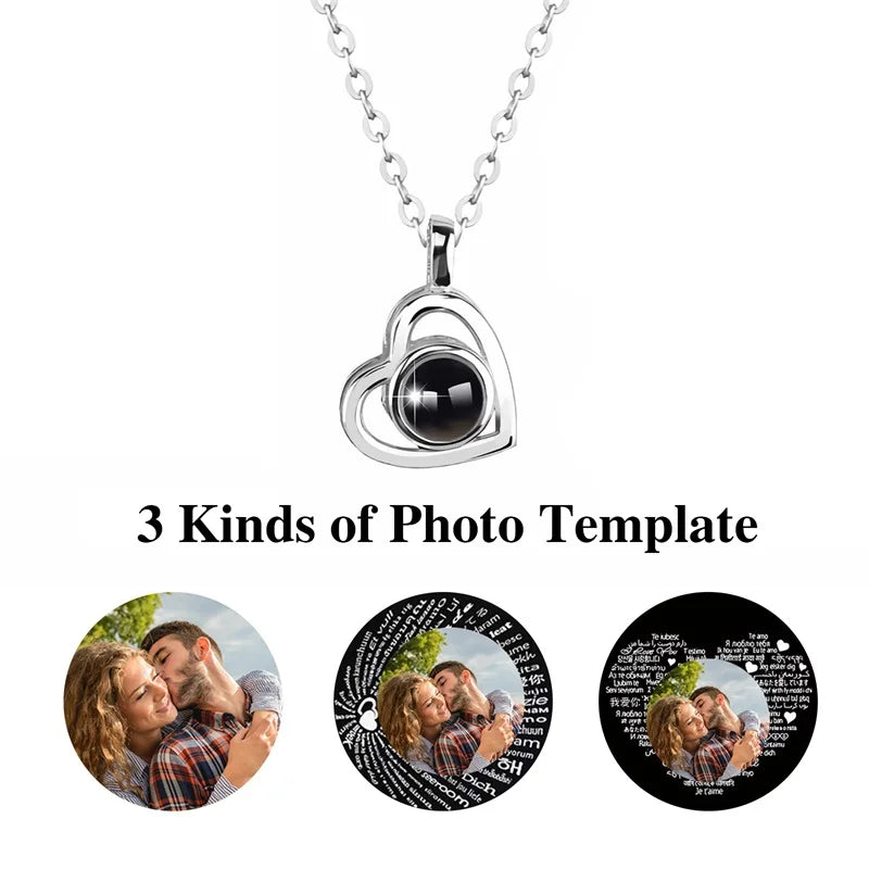 Special Custom Photo Necklace Keepsake