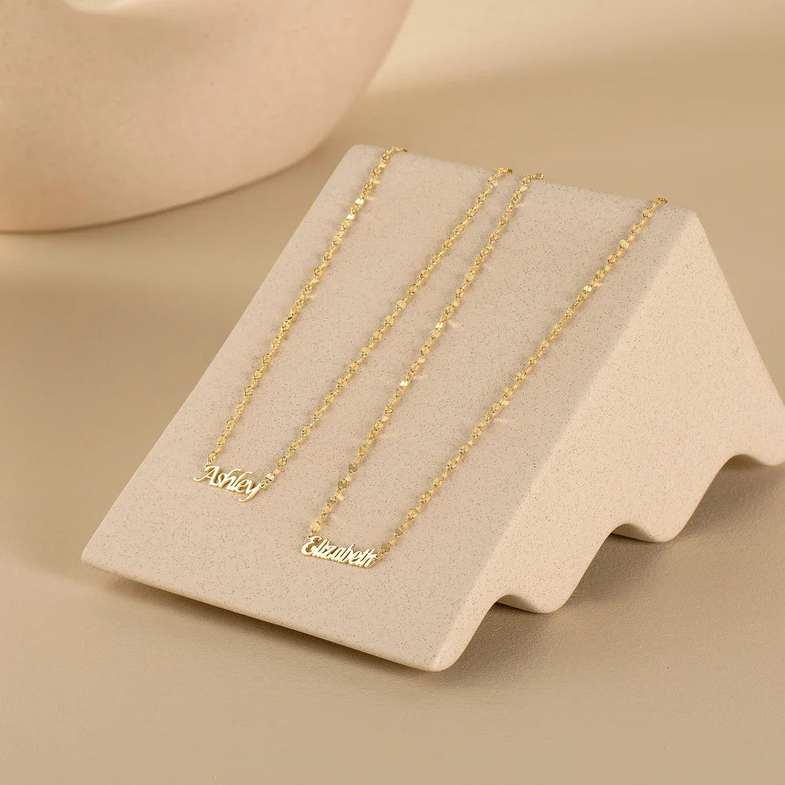 Personalised Gold Necklace