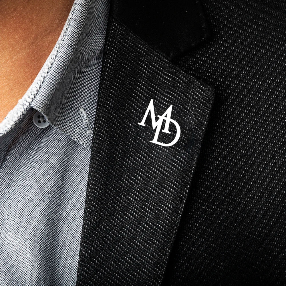 Custom Initials Brooch