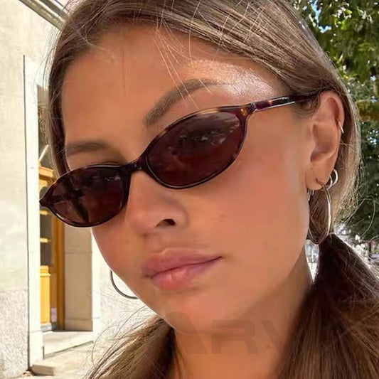 Retro Oval Sunglasses