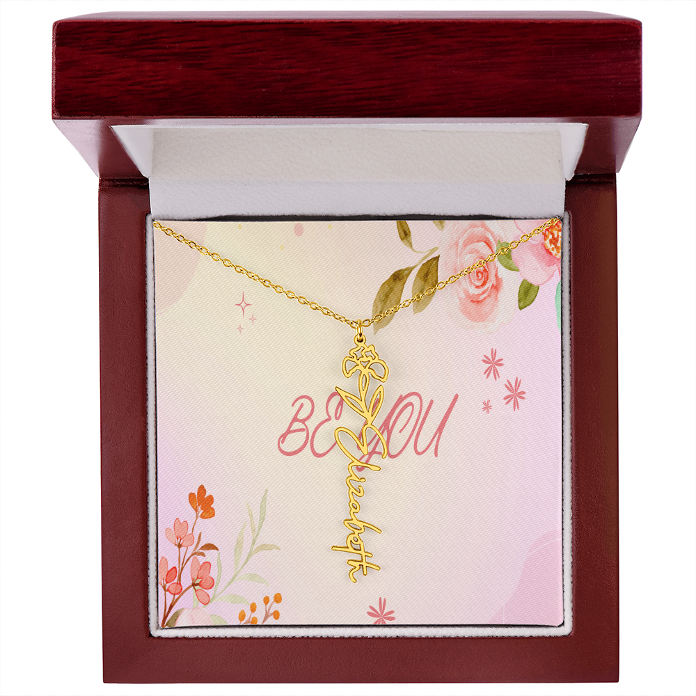 BE YOU NAME NECKLACE