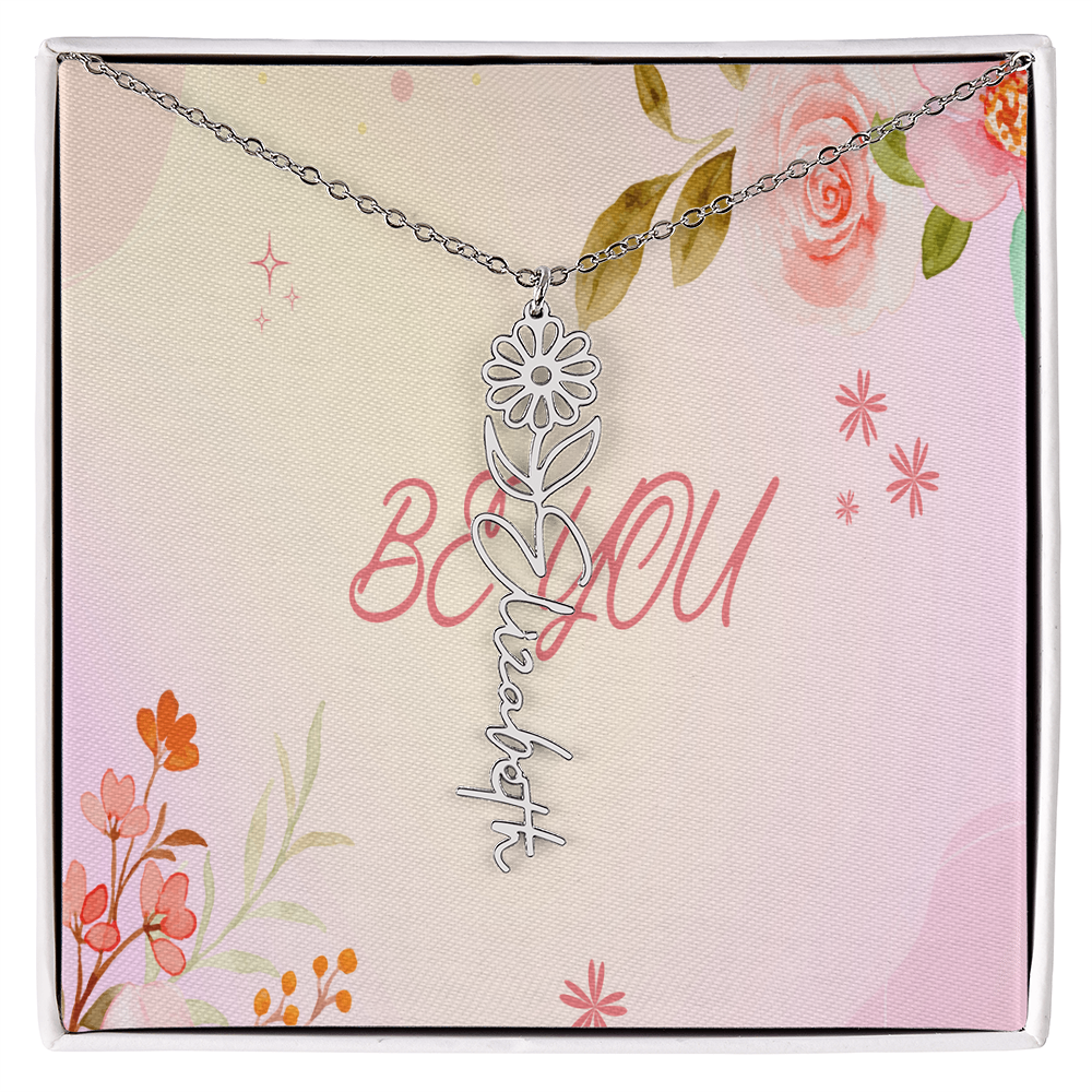 BE YOU NAME NECKLACE