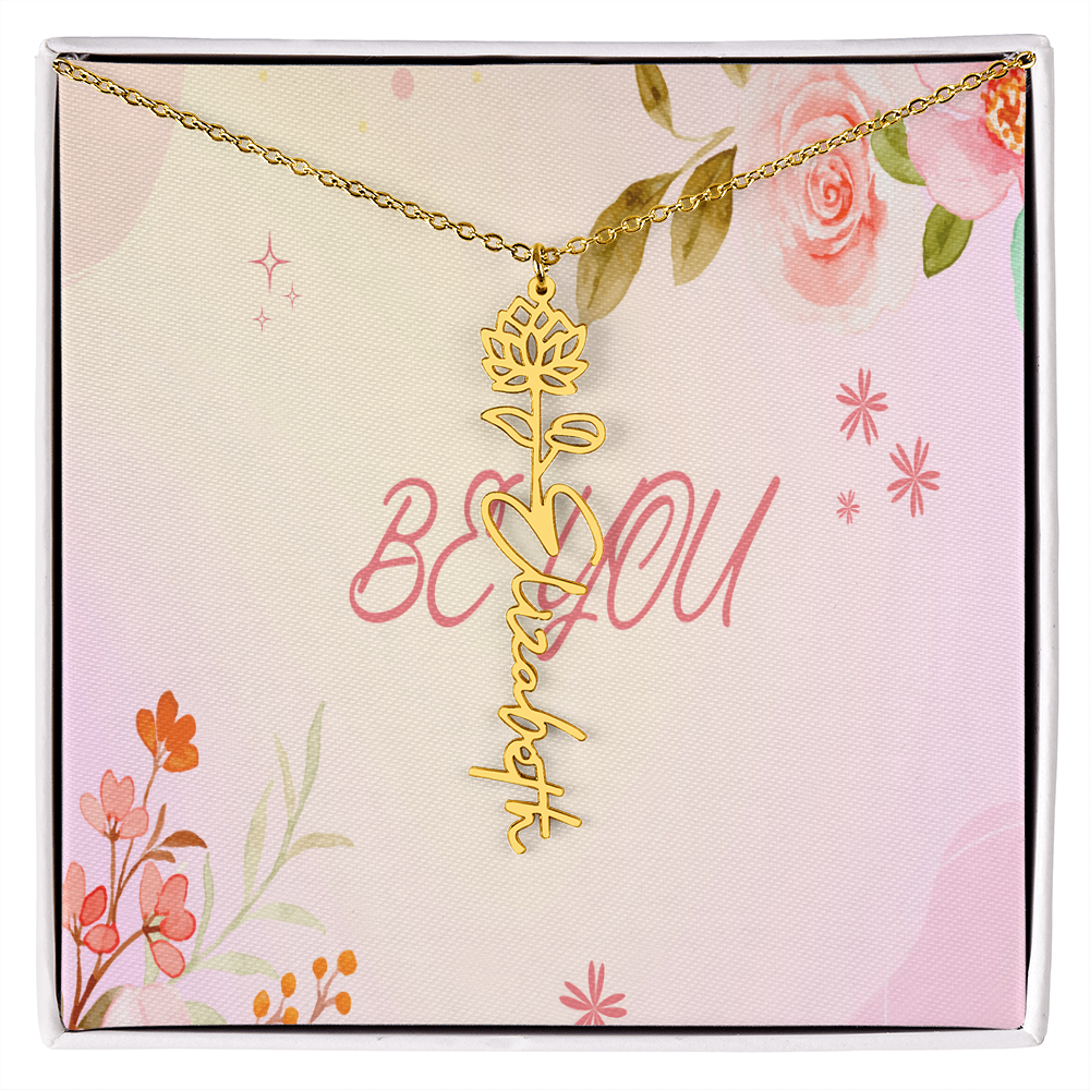 BE YOU NAME NECKLACE