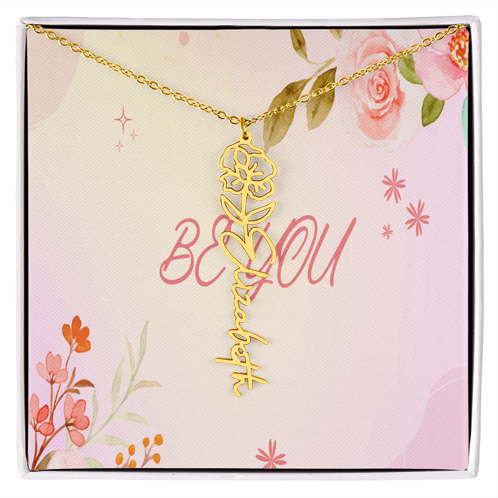 BE YOU NAME NECKLACE