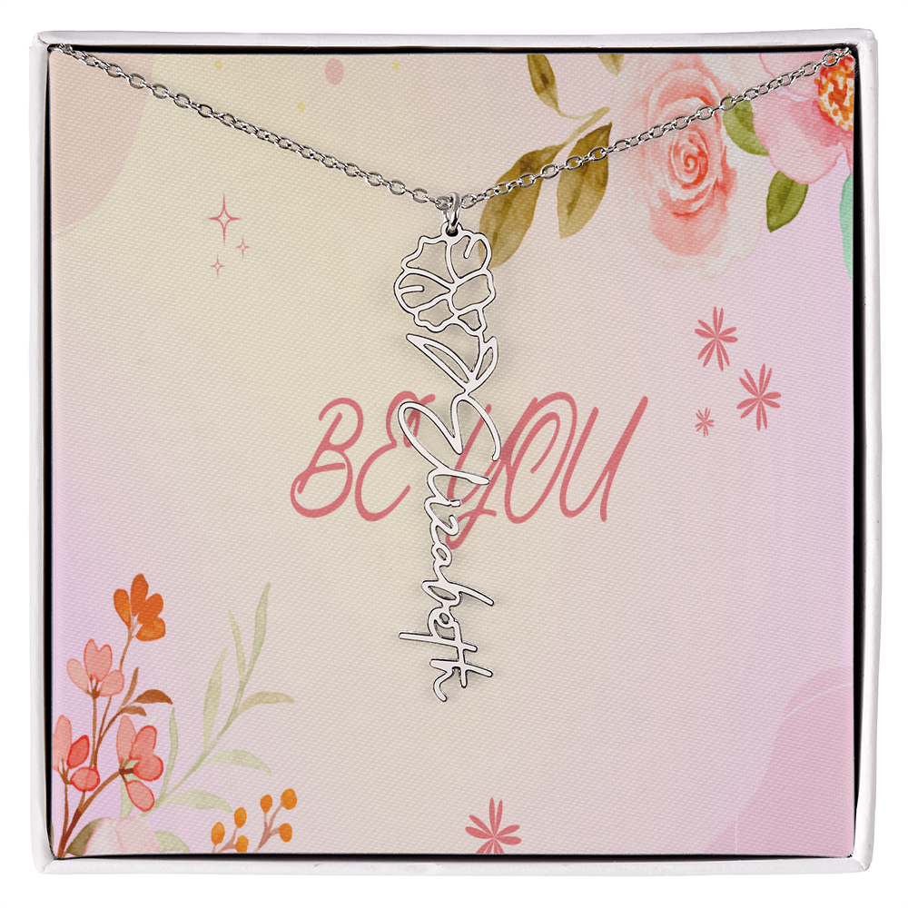 BE YOU NAME NECKLACE