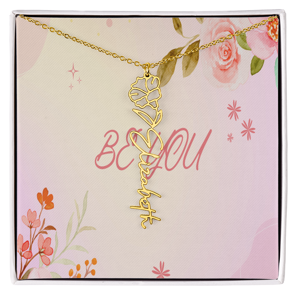 BE YOU NAME NECKLACE