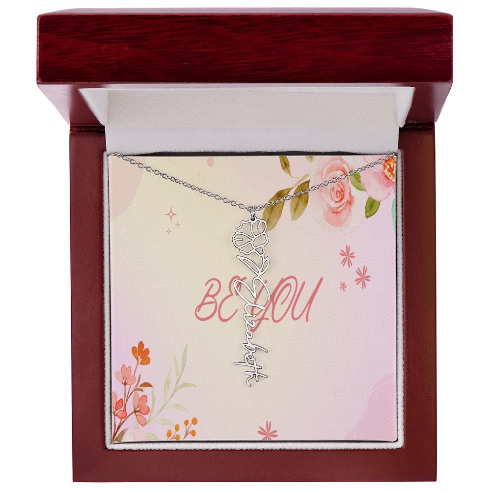 BE YOU NAME NECKLACE