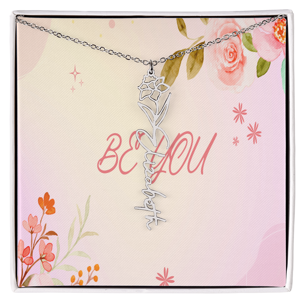 BE YOU NAME NECKLACE