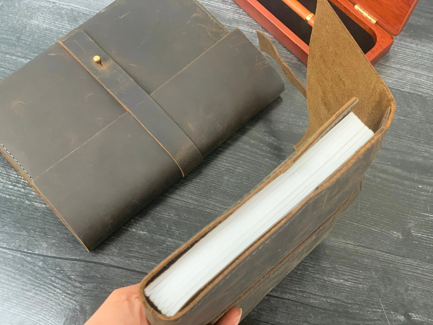 Refillable Leather Journal