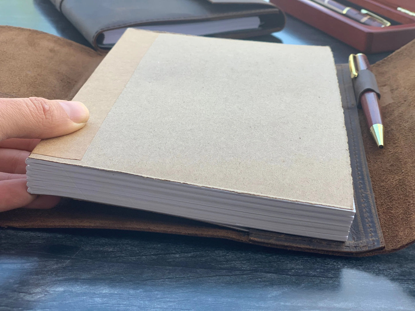 Refillable Leather Journal