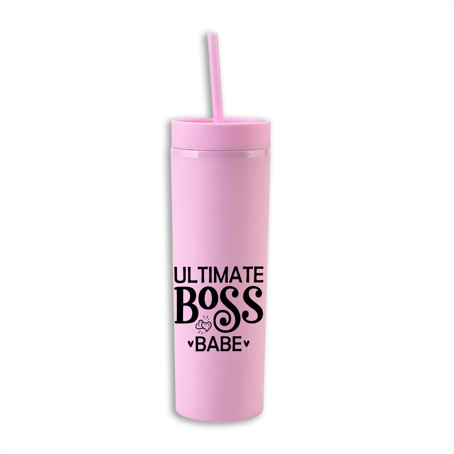 TUMBLER, BOSS BABE