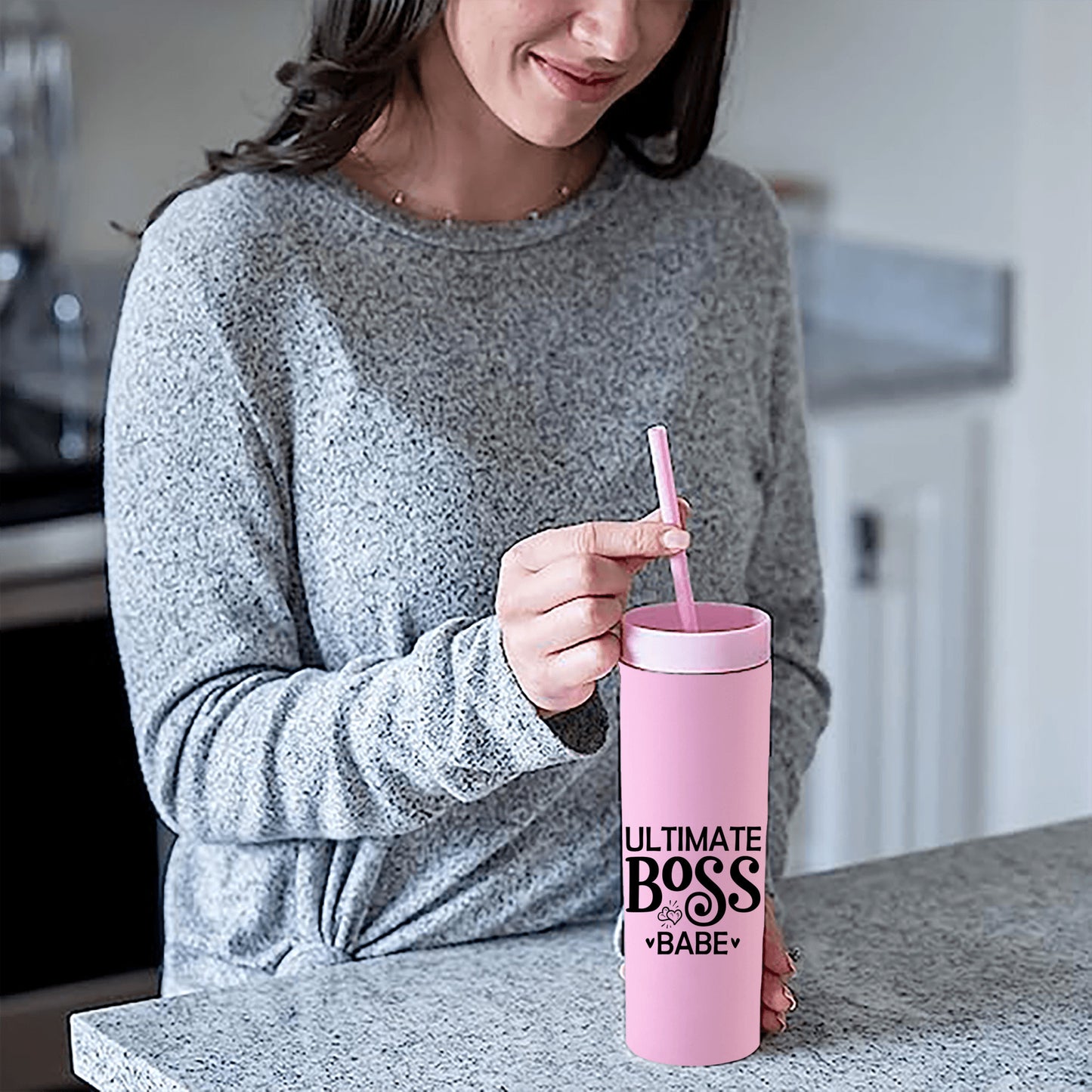 TUMBLER, BOSS BABE